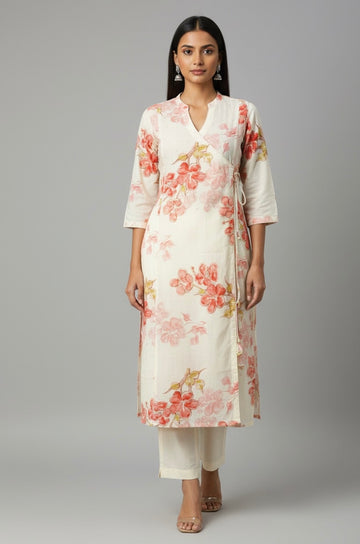 Angrakha  Pure Cotton Pant Sets FL074