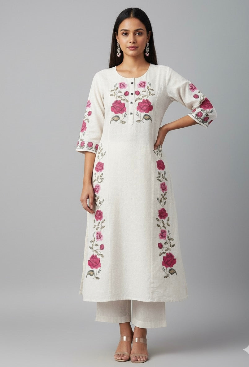 Cotton Flex Pant Set - FL0111