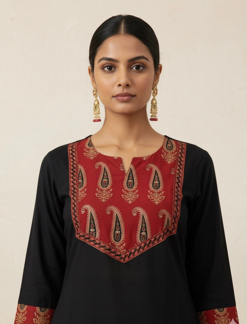 Ajrakh Print Pant Set -FL090