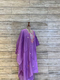 Festive Wear Pure Muslin Dupatta Set With Embroidery MS007