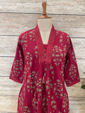 Pure Cotton A Line Dupatta Set