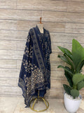 Pure Cotton A Line Dupatta Set