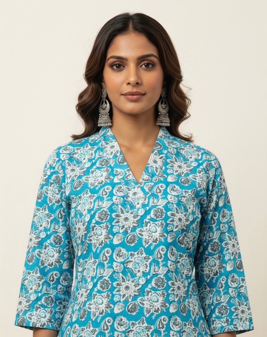 Straight Fit Only Kurta In Pure Cotton  OK010