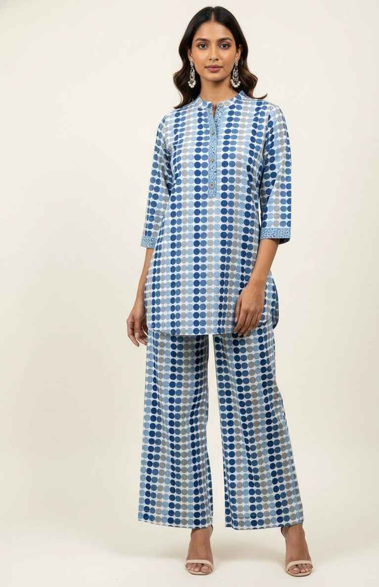 Pure Cotton Block Print Co Ord Set