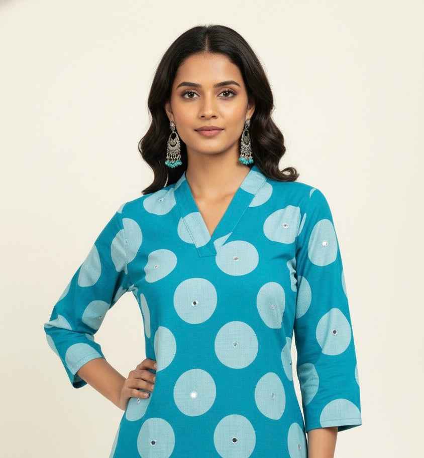 Pure Cotton Two Piece Pant Set