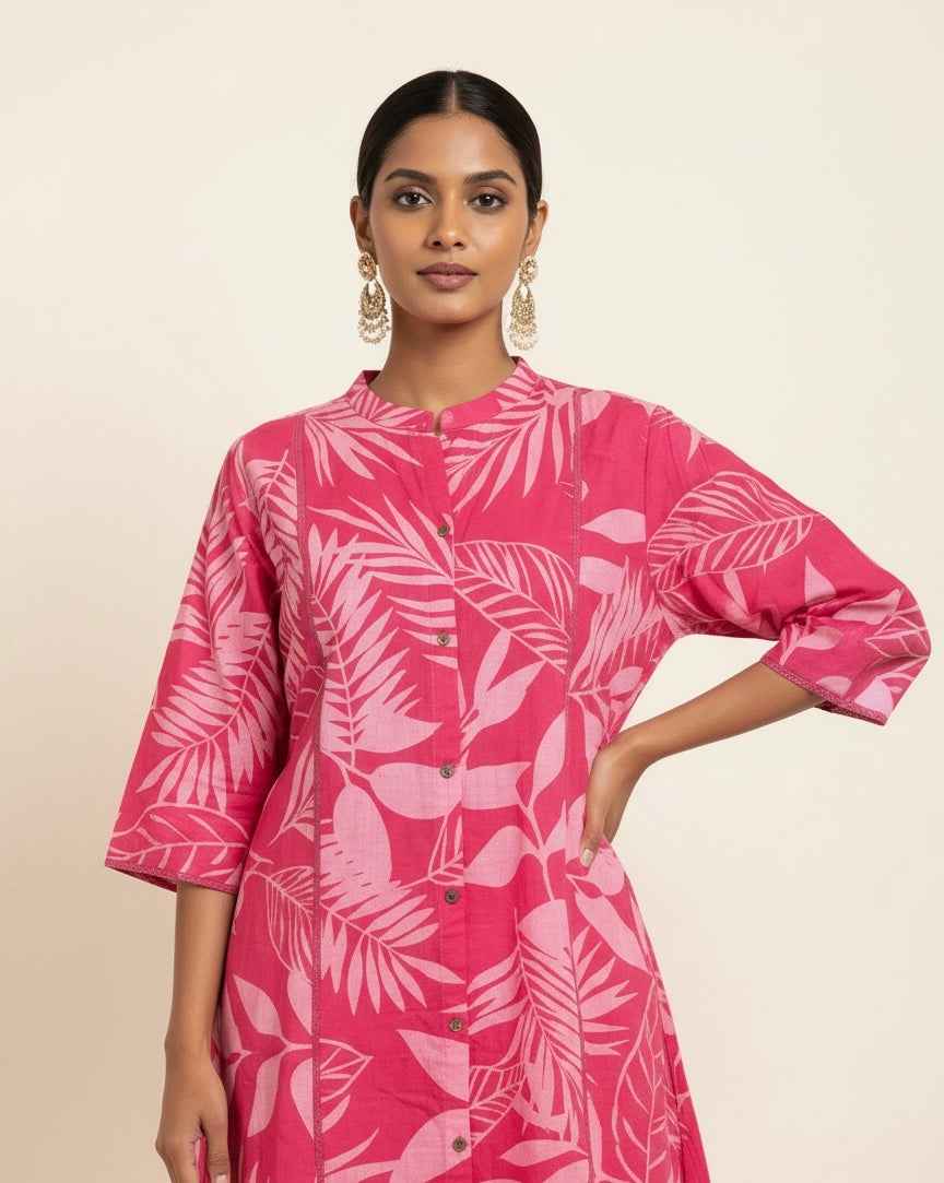 Pure Cotton Floral Print cord set