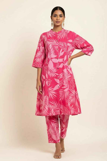 Pure Cotton Floral Print cord set