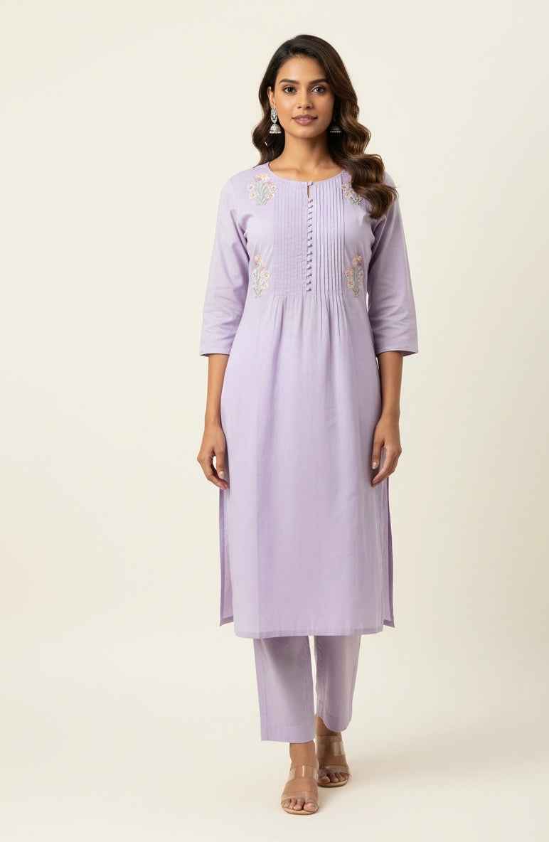 Pure Cotton Two Piece Pant Set