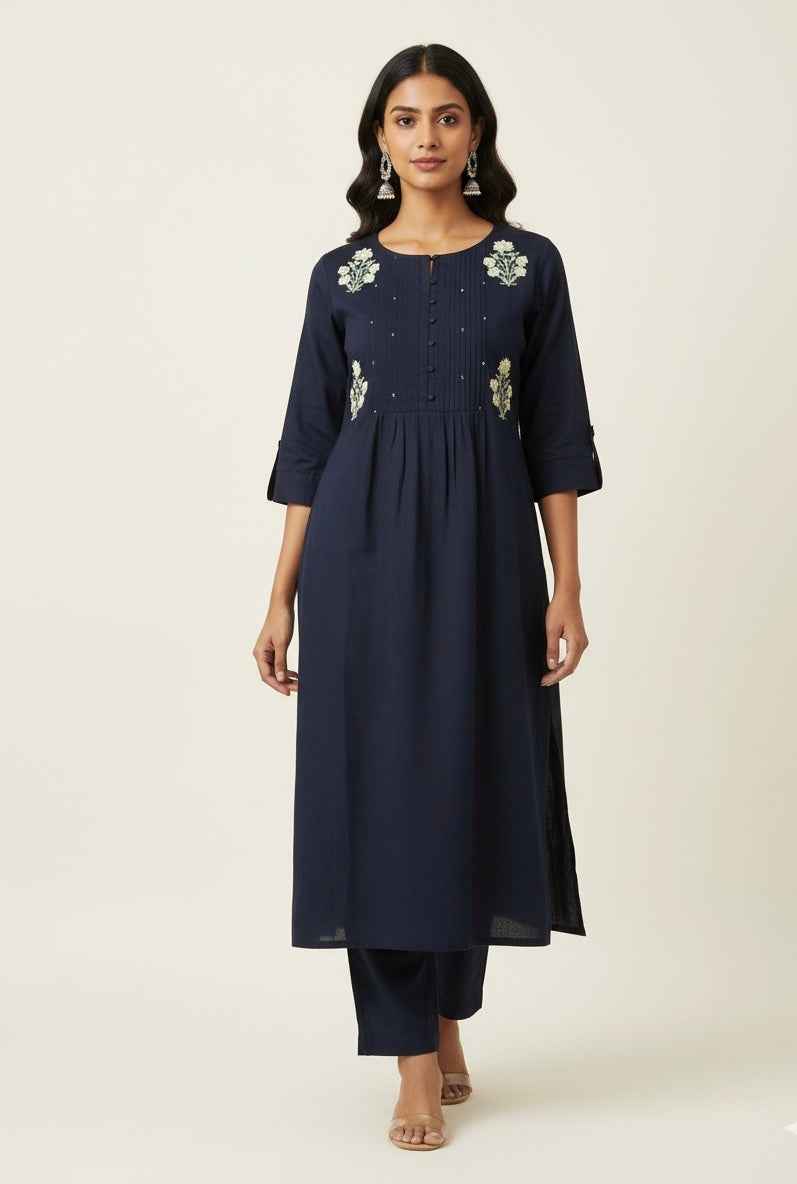 Pure Cotton Two Piece Pant Set