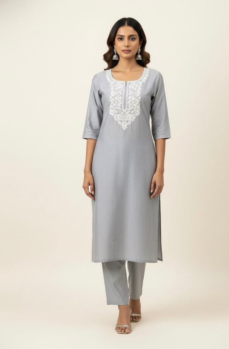 Muslin Fabric Festive Wear Dupatta Set MS006