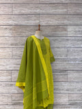 Hnadloom Cotton Bold Colors Dupatta Set
