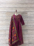 Ikkat print Cotton suits.