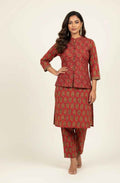 Pure Cotton Three Piece Suit With Quilted Cotton Jacket JK002