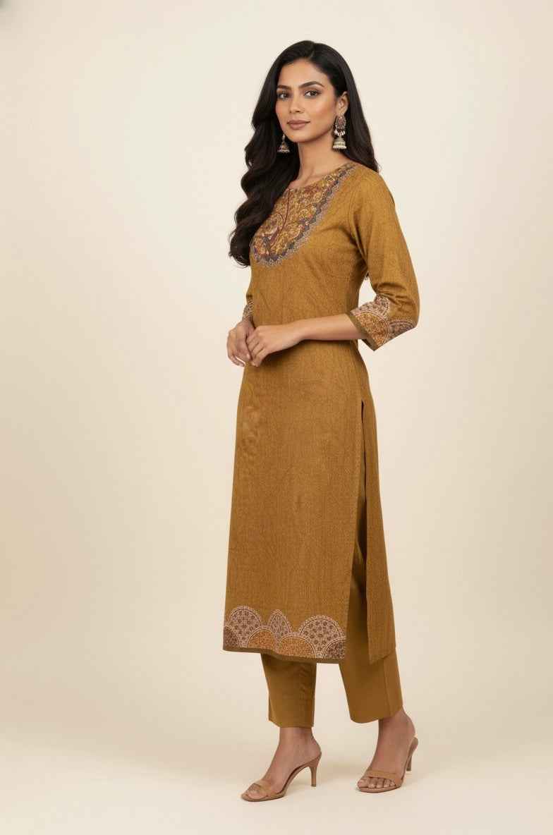 Pure Cotton Digital Print Dupatta Set