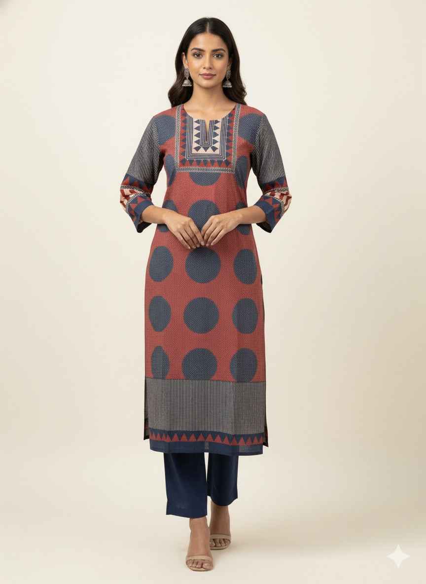 Pure Cotton Digital Print Dupatta Set