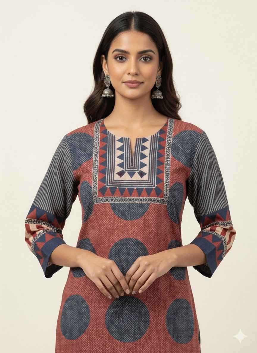 Pure Cotton Digital Print Dupatta Set