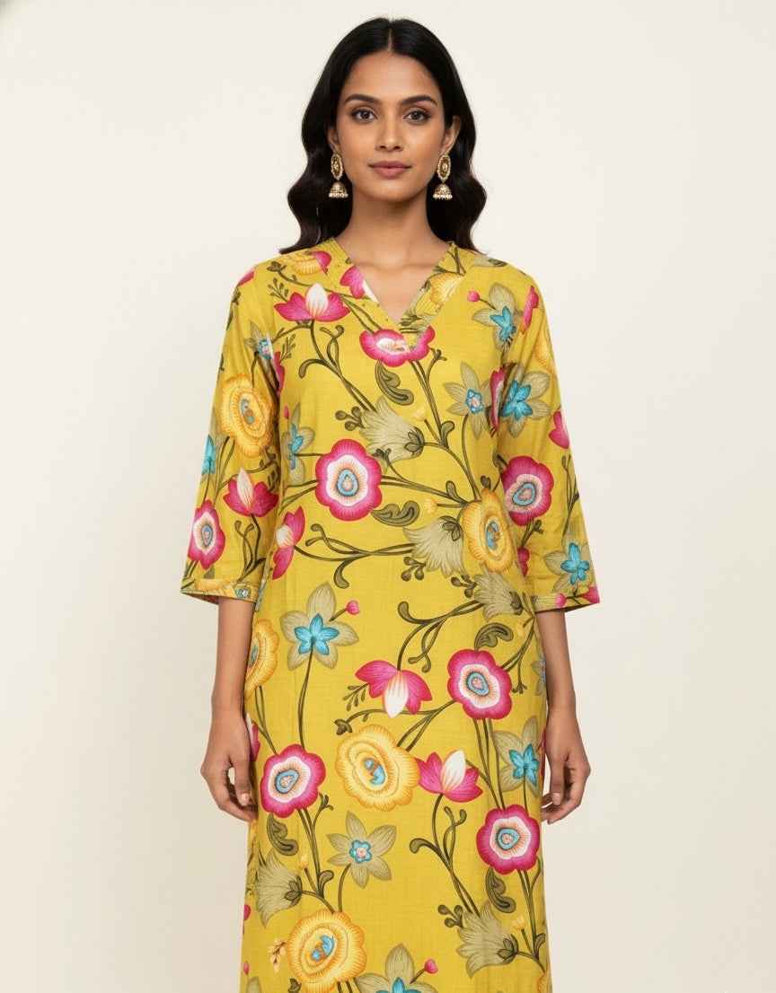 Pure Muslin Only Kurta Straight MOK011