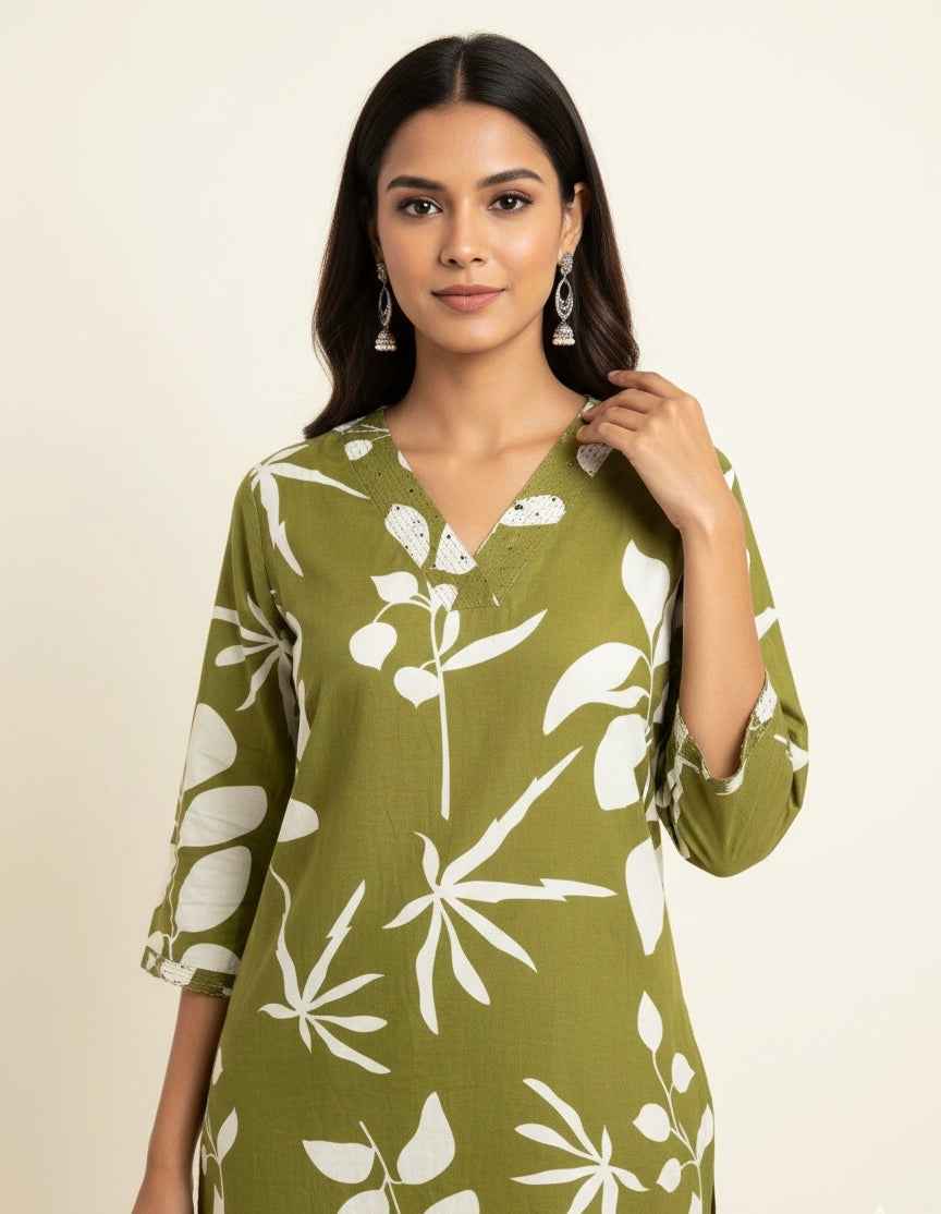 Pure Muslin Only Kurta Straight MOK012