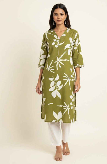 Pure Muslin Only Kurta Straight MOK012