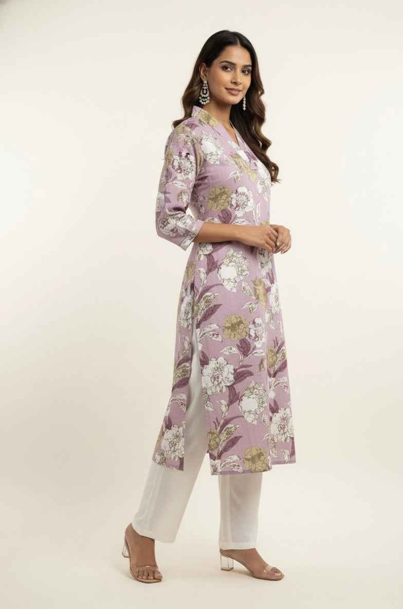 Straight Fit Only Kurta In Pure Cotton OK031