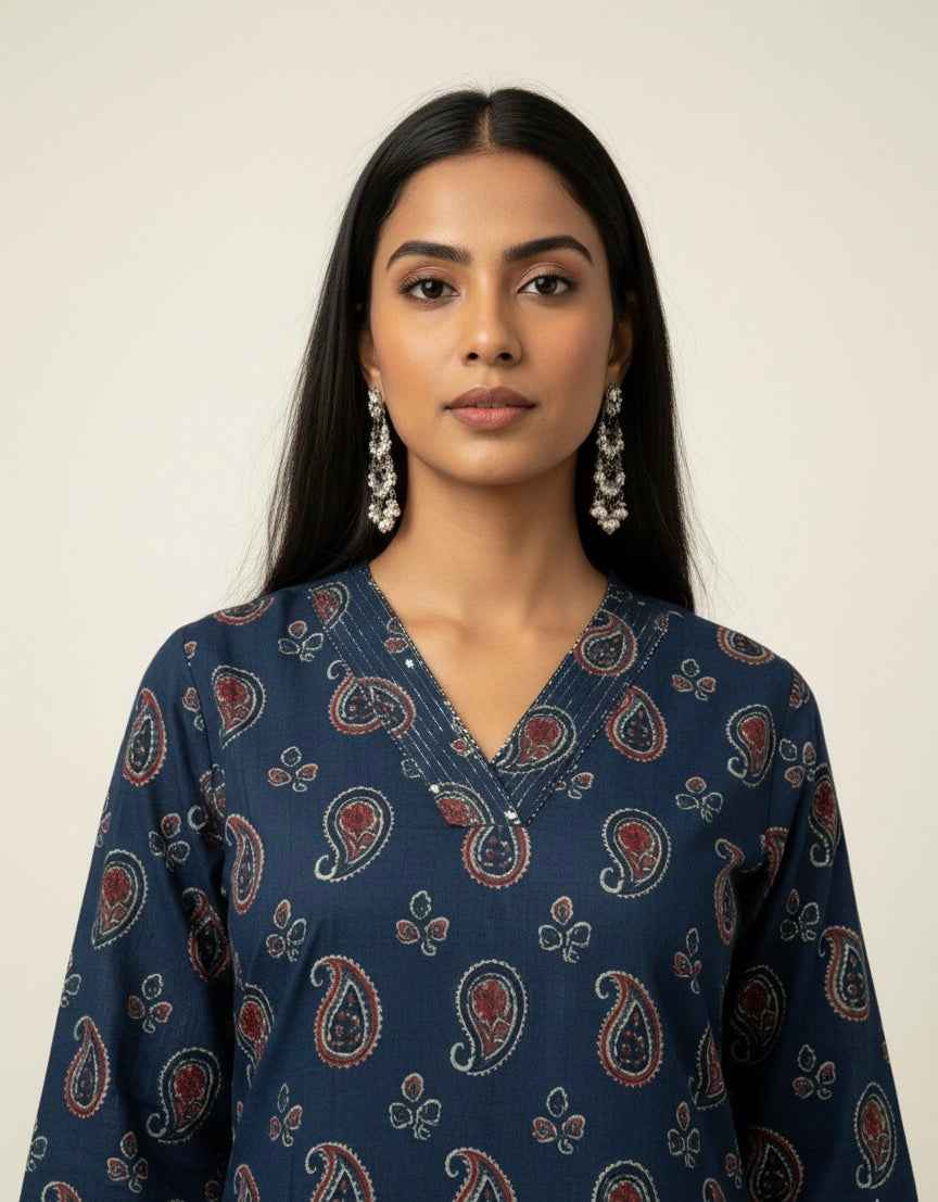 Straight Fit Only Kurta In Pure Cotton OK035