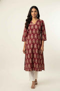 Straight Fit Only Kurta In Pure Cotton OK039
