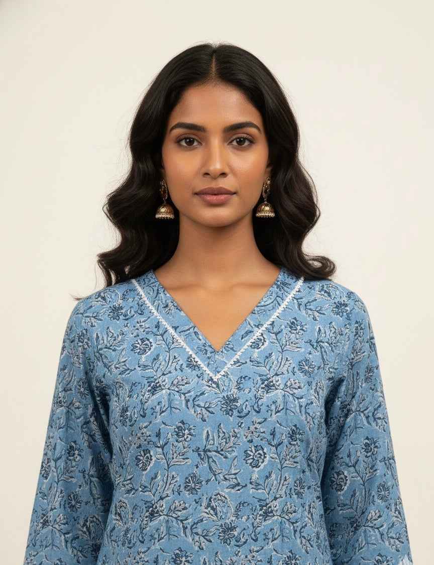 Straight Fit Only Kurta In Pure Cotton OK045