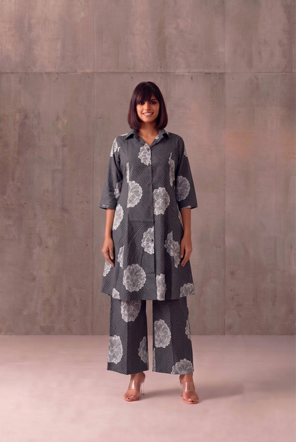 Premium Cotton Aline Pent Set