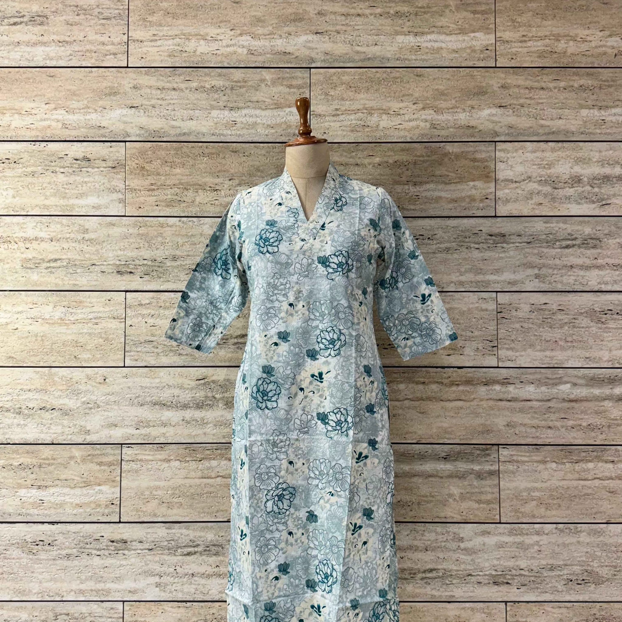 Straight Fit Only Kurta In Pure Cotton
