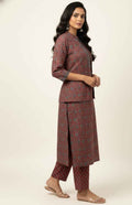 Pure Cotton Three Piece Suit With Quilted Cotton Jacket JK009