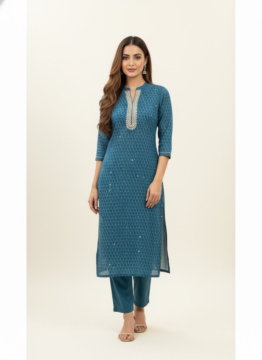 Festival Wear Pure Chanderi  Dupatta Set With Embroidery  FW020