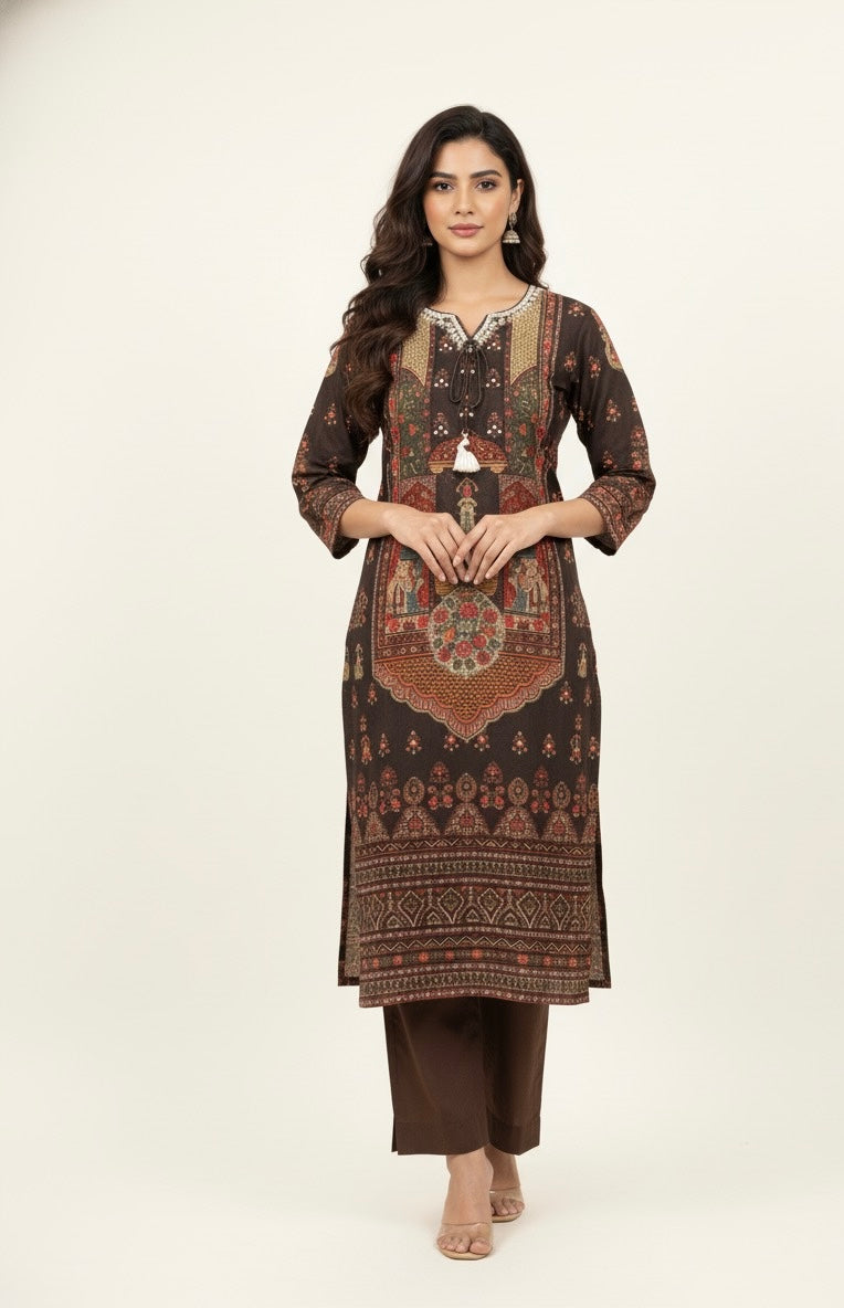 Festival Wear  Pure Shimmer  Dupatta Set FW003
