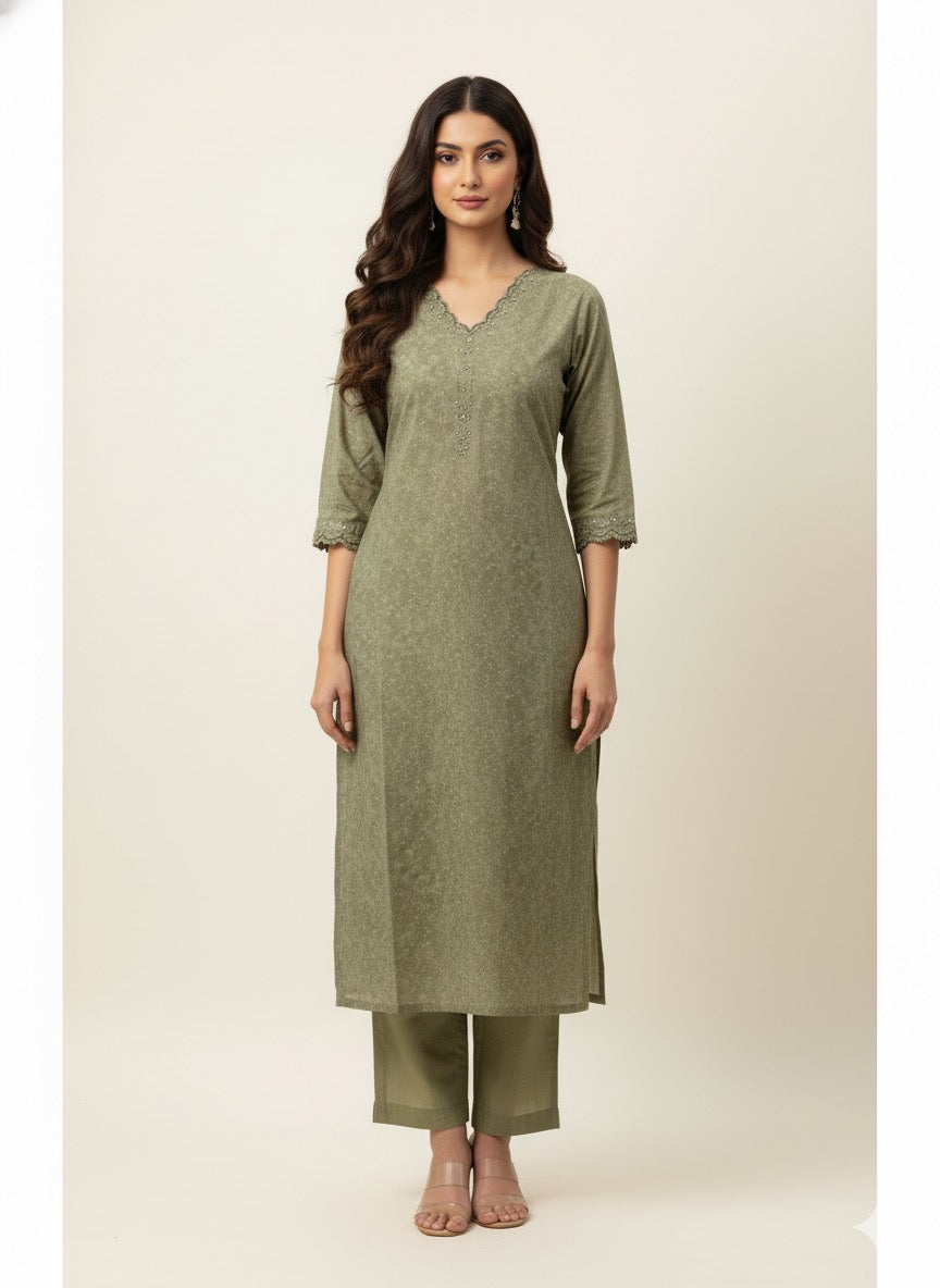 Festival Wear Pure Chanderi Silk Organza Dupatta Set FW009