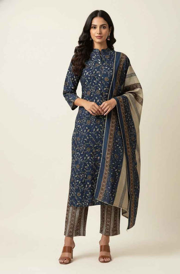 Festival Wear Dupatta Set With Embroidery FW039