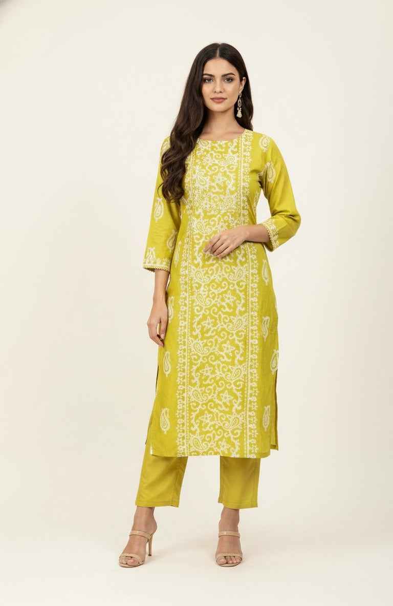 Festival Wear chanderi Dupatta Set With Embroidery FW034