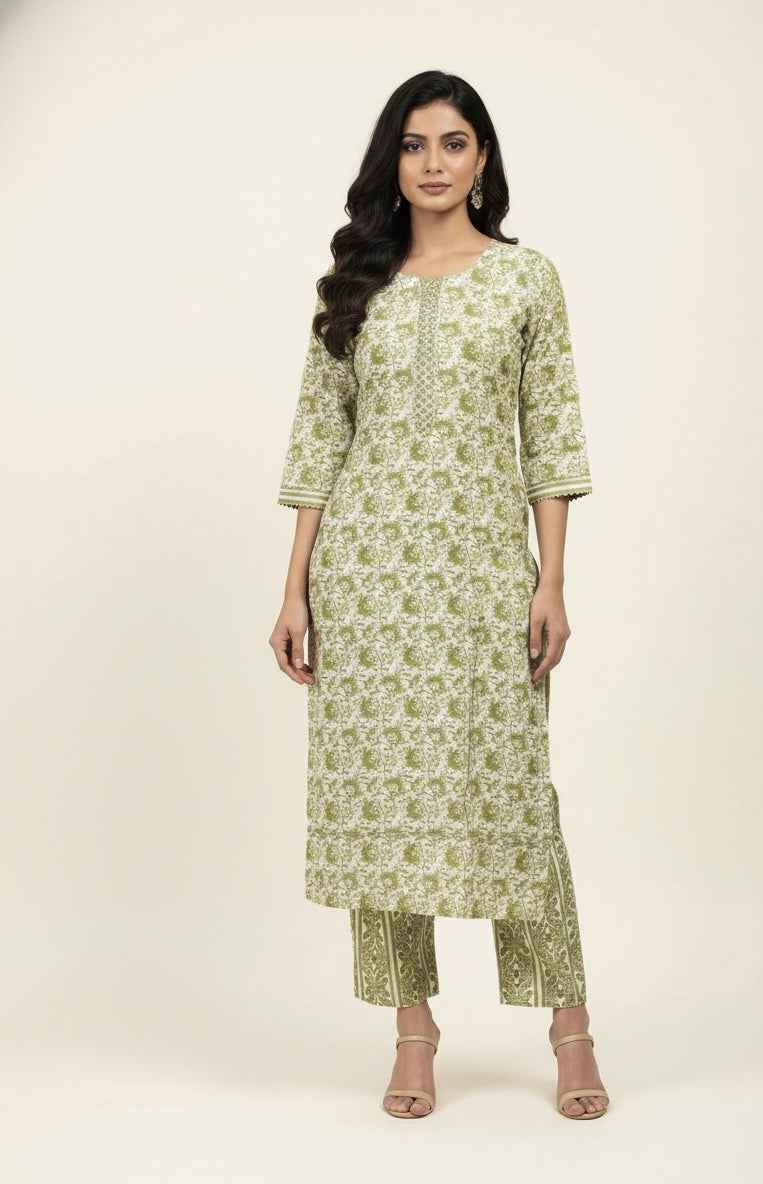 Festival Wear muslin Dupatta Set With Embroidery FW033