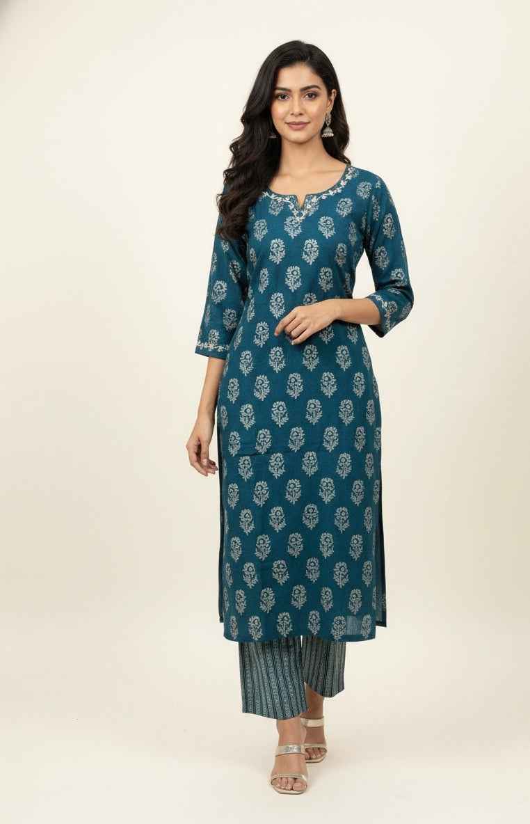 Festival Wear Pure Muslin Dupatta Set With Embroidery  FW028