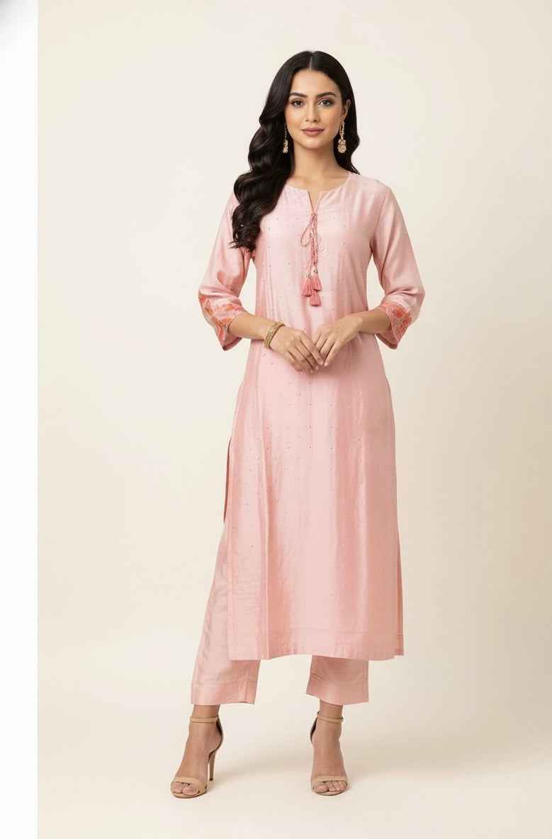 Festival Wear Pure Muslin Dupatta Set With Embroidery  FW027