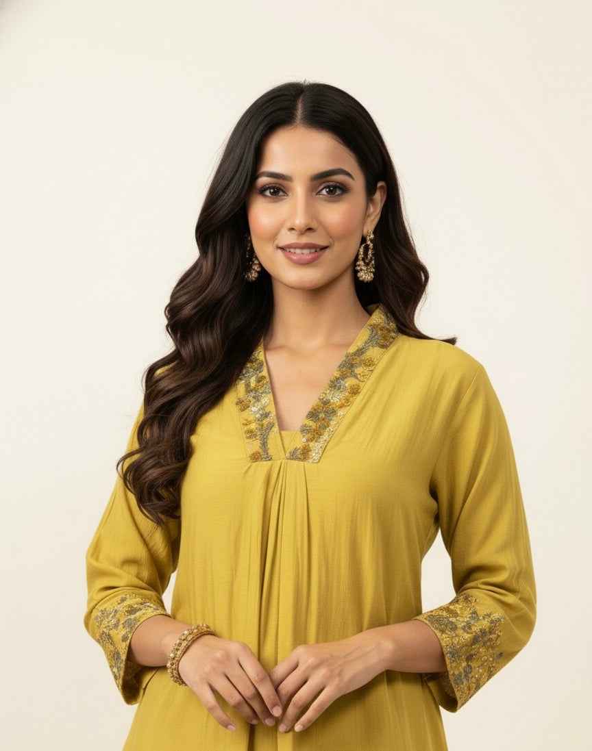 Festival Wear Dupatta Set With Embroidery MLC029