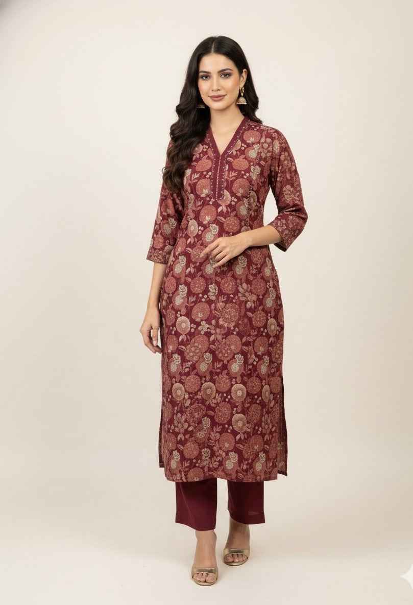 Festival Wear Dupatta Set With Embroidery FW053