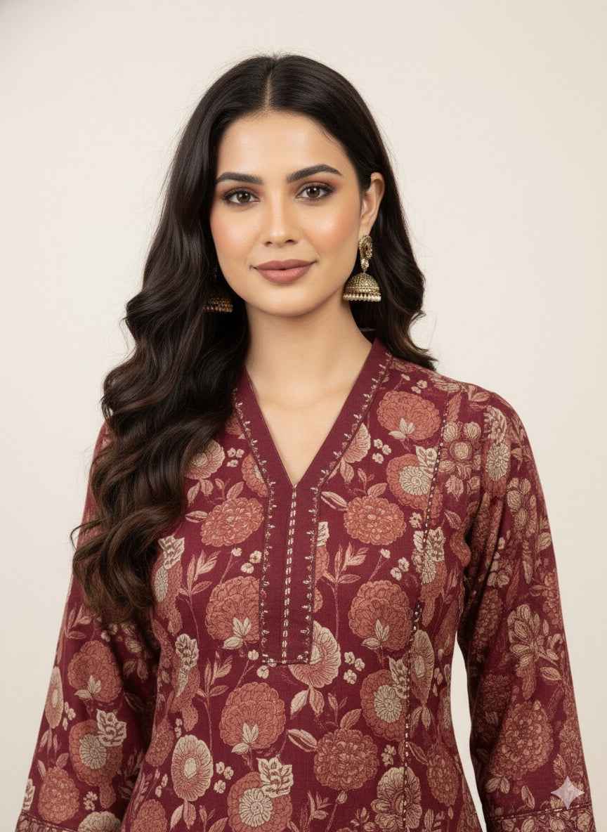 Festival Wear Dupatta Set With Embroidery FW053