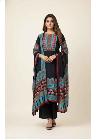 Festival Wear Dupatta Set With Embroidery FW056