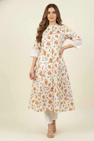 Pure Cotton Flex A Line Only Kurtas OK086
