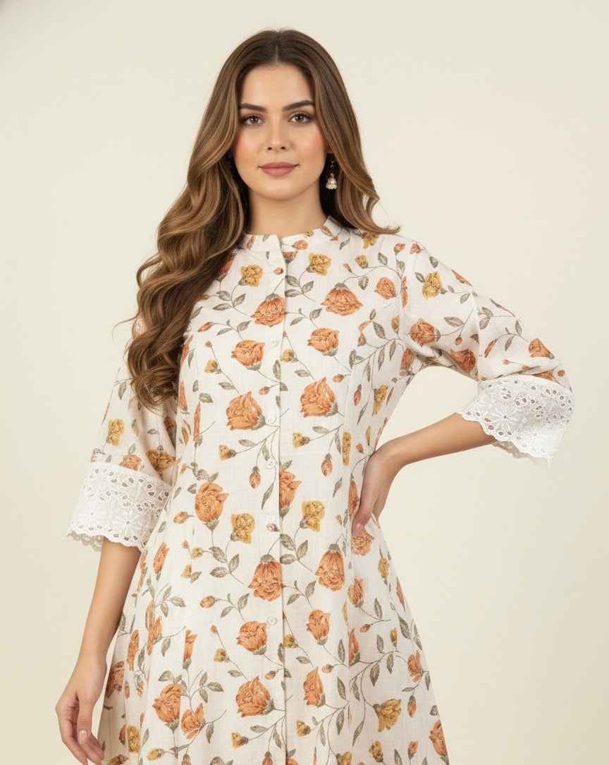 Pure Cotton Flex A Line Only Kurtas OK086