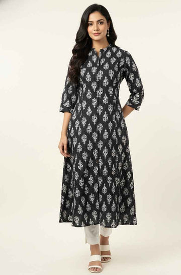 Pure Cotton Flex A Line Only Kurtas OK085