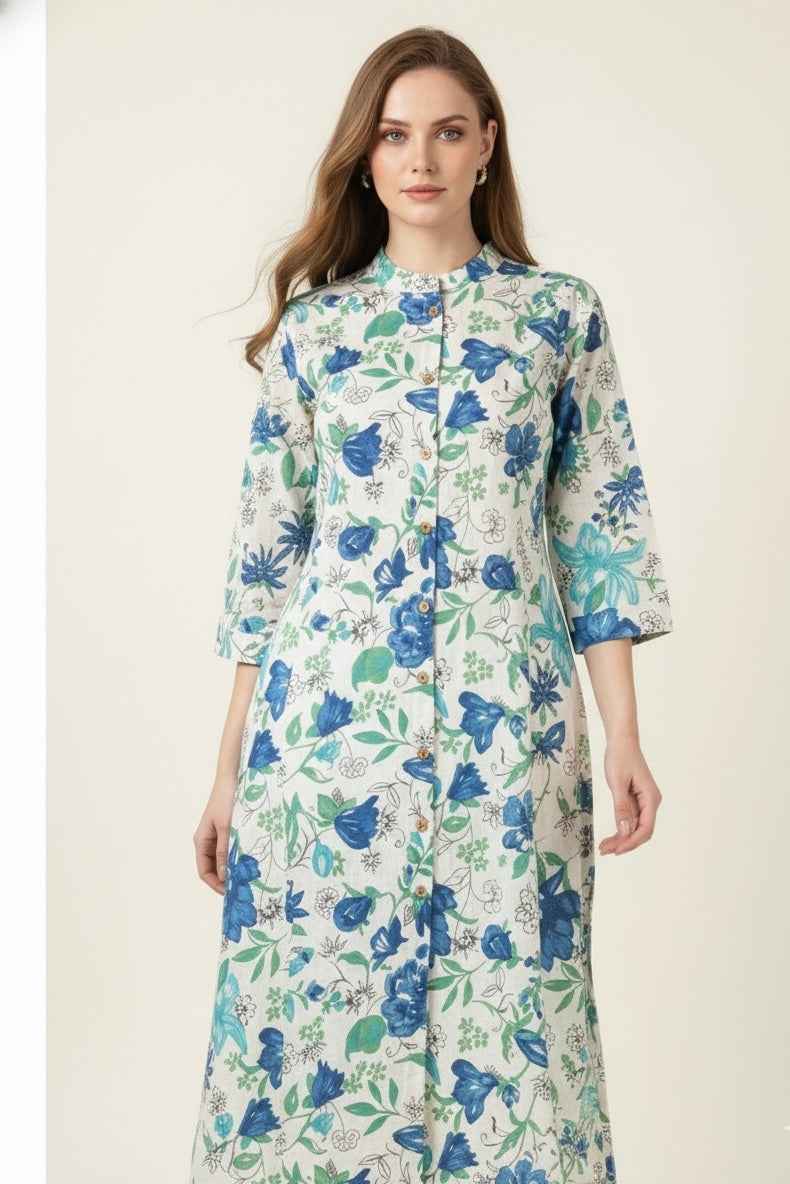 Pure Cotton Flex A Line Only Kurtas OK076