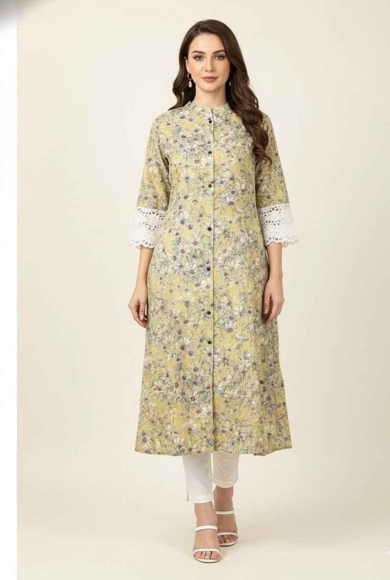 Pure Cotton Flex A Line Only Kurtas OK072