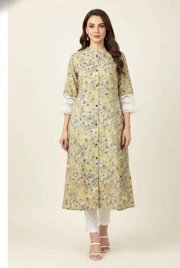 Pure Cotton Flex A Line Only Kurtas OK072