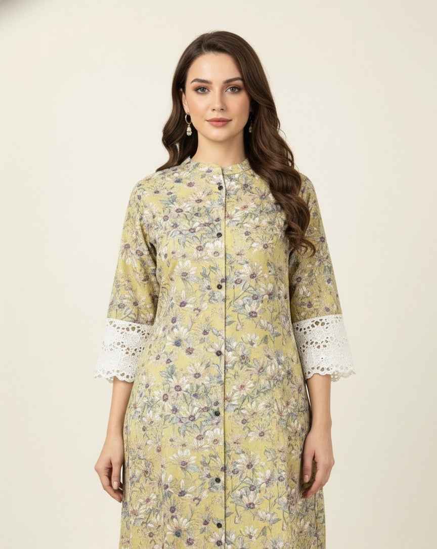 Pure Cotton Flex A Line Only Kurtas OK072