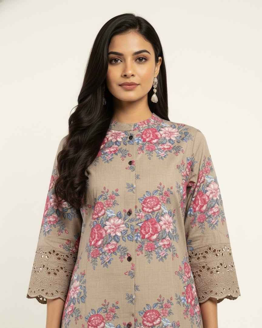 Pure Cotton Flex A Line Only Kurtas OK070